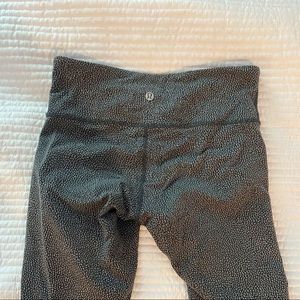 Grey spotted Lululemon leggings